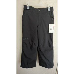 NEW Marmot Kids Vertical Snow Winter Pants #34660 Black Adjustable EZ Grow Small